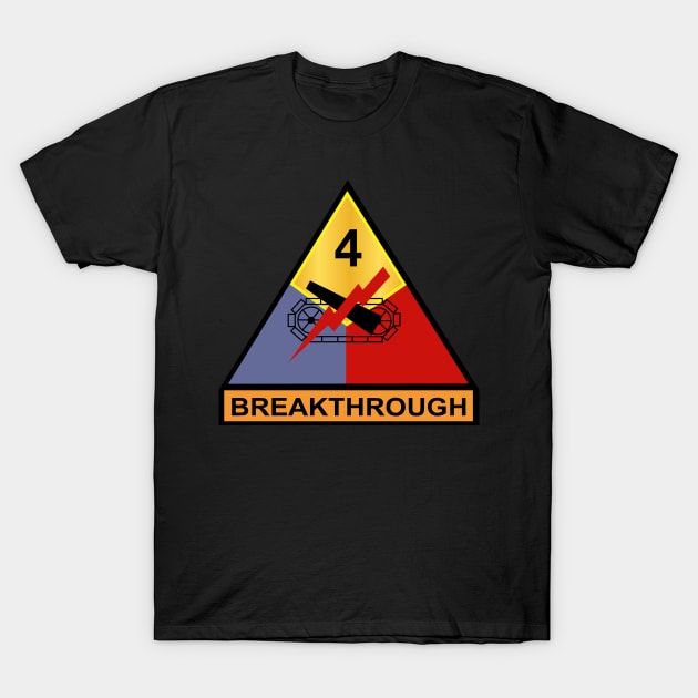 4th Armored Division - Breakthrough wo Txt T-Shirt by twix123844